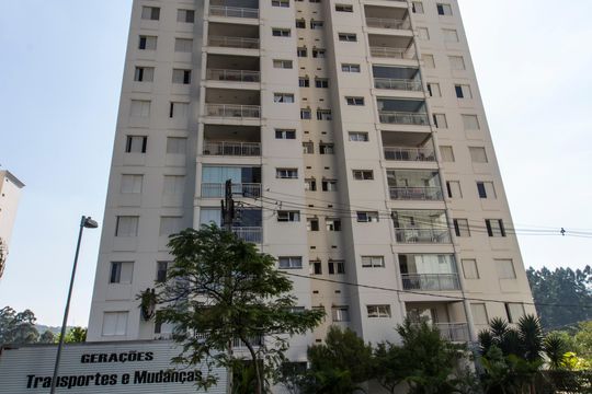 Fachada de apartamento à venda com 2 quartos, 80m² em Tamboré, Santana de Parnaíba