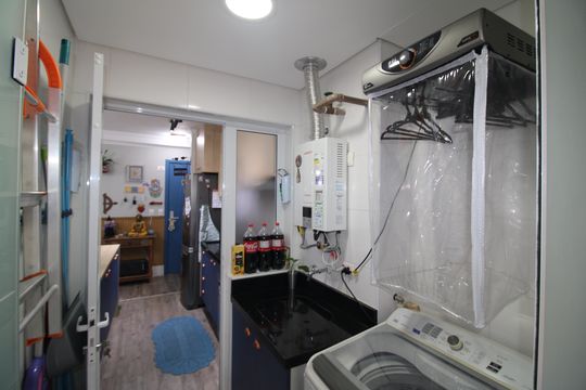 Área de Serviço de apartamento à venda com 2 quartos, 65m² em Vila Dom Pedro Ii, São Paulo