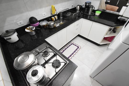 Cozinha de casa à venda com 3 quartos, 156m² em Barreirinha, Curitiba