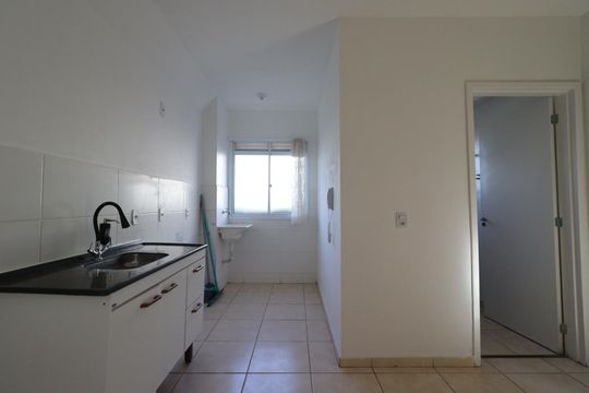 Cozinha de apartamento para alugar com 2 quartos, 46m² em Valentina Figueiredo, Ribeirão Preto