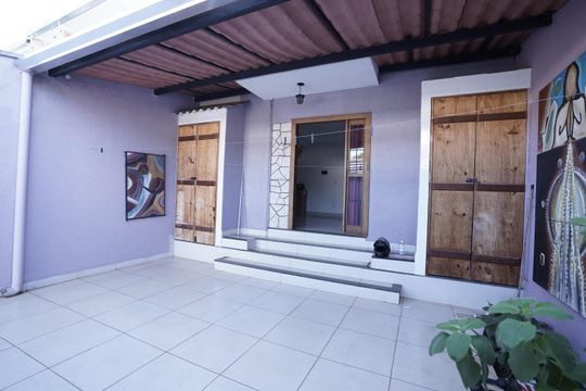 Área comum de casa à venda com 3 quartos, 136m² em Parque Amazonia, Goiânia