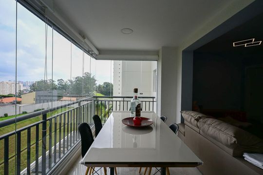 Varanda de apartamento à venda com 4 quartos, 2147483647m² em Jardim Caboré, São Paulo