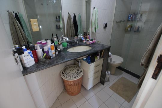 Banheiro Social de apartamento à venda com 3 quartos, 98m² em Freguesia (jacarepaguá), Rio de Janeiro
