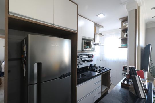 Cozinha de apartamento à venda com 2 quartos, 46m² em Centro, Diadema