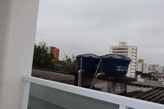 Varanda do quarto de apartamento à venda com 1 quarto, 39m² em Vila Alpina, São Paulo