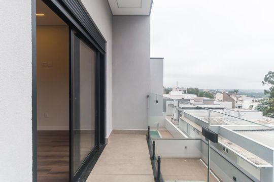 Varanda da Suíte 2 de casa de condomínio para alugar com 3 quartos, 260m² em Vila Mogi Moderno, Mogi das Cruzes