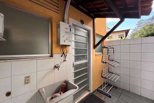 Área de Serviço de casa de condomínio para alugar com 2 quartos, 68m² em Vargem Pequena, Rio de Janeiro