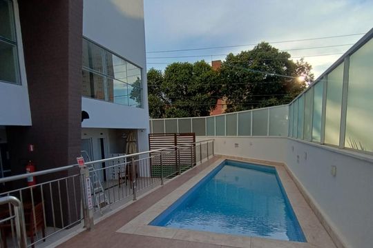 Área externa de apartamento à venda com 3 quartos, 77m² em Setor Oeste, Goiânia