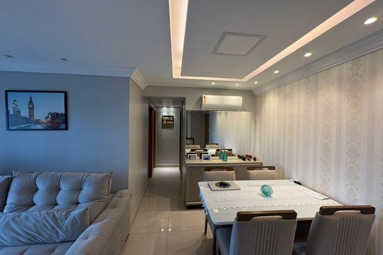 Sala de apartamento à venda com 3 quartos, 77m² em Setor Oeste, Goiânia