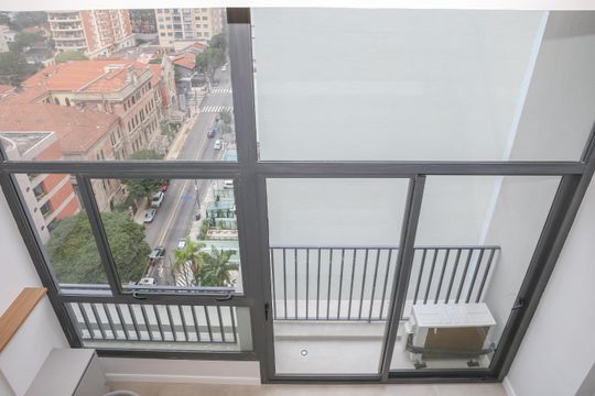 Vista do Quarto de kitnet/studio para alugar com 1 quarto, 45m² em Perdizes, São Paulo