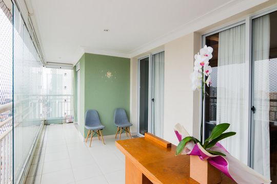 Varanda da Sala de apartamento para alugar com 3 quartos, 93m² em Centro, Guarulhos