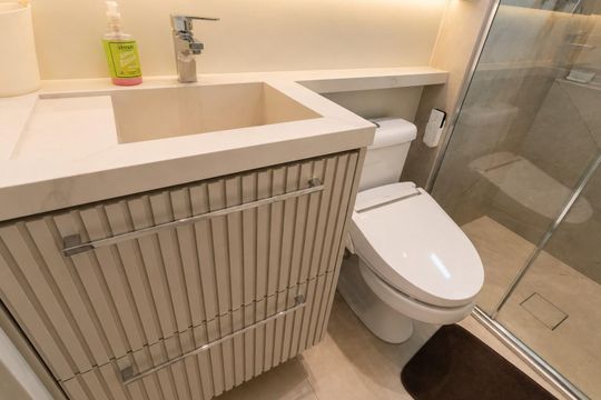 Suíte 1 de apartamento à venda com 3 quartos, 139m² em Jardim Paulista, São Paulo