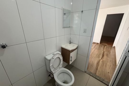 Banheiro de casa para alugar com 1 quarto, 25m² em Ermelino Matarazzo, São Paulo