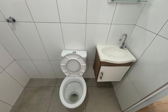 Banheiro de casa para alugar com 1 quarto, 25m² em Ermelino Matarazzo, São Paulo