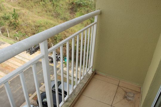 Varanda do Quarto 2 de apartamento para alugar com 2 quartos, 48m² em Lajeado, Cotia
