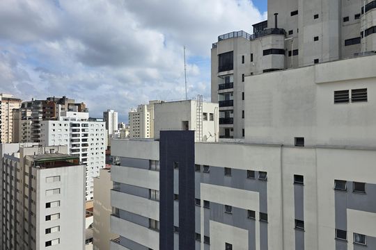 Vista da Varanda de apartamento à venda com 1 quarto, 80m² em Perdizes, São Paulo