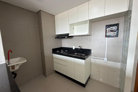 Cozinha  de apartamento à venda com 3 quartos, 89m² em Águas Claras, Brasília