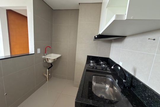 Cozinha  de apartamento à venda com 3 quartos, 89m² em Águas Claras, Brasília