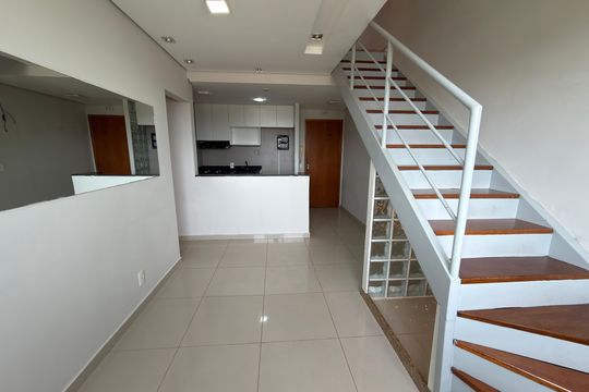 Sala 1 de apartamento à venda com 3 quartos, 89m² em Águas Claras, Brasília