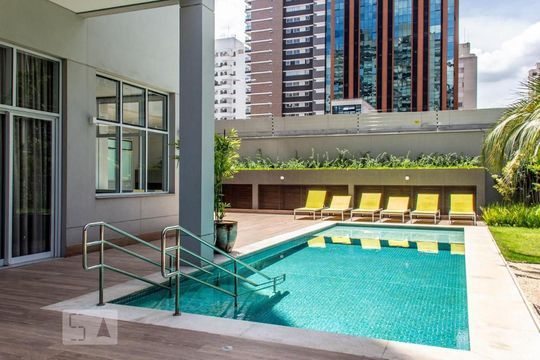 Área externa de apartamento à venda com 1 quarto, 60m² em Moema, São Paulo