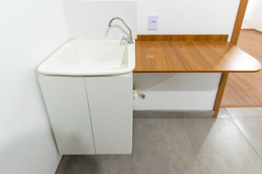 Área de Serviço de apartamento para alugar com 1 quarto, 27m² em Jardim Oriental, São Paulo