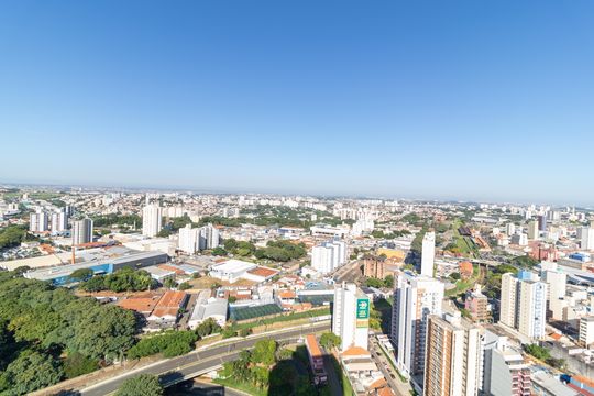Àrea comum -  vista do Terraço de kitnet/studio para alugar com 1 quarto, 46m² em Centro, Campinas