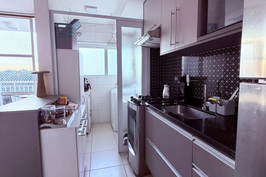 Cozinha de apartamento à venda com 2 quartos, 45m² em Jaguaré, São Paulo