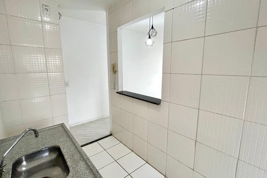 Cozinha de apartamento para alugar com 2 quartos, 44m² em Ponte Grande, Guarulhos