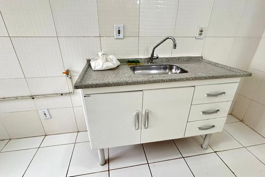 Cozinha de apartamento para alugar com 2 quartos, 44m² em Ponte Grande, Guarulhos