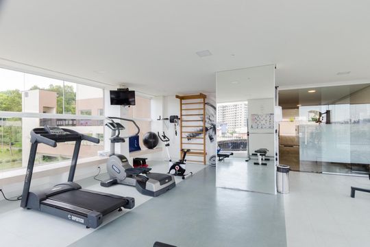 Área comum - Academia de apartamento à venda com 2 quartos, 51m² em Vila Assunção, Santo André