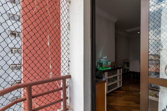 Varanda da Sala de apartamento à venda com 3 quartos, 76m² em Mandaqui, São Paulo