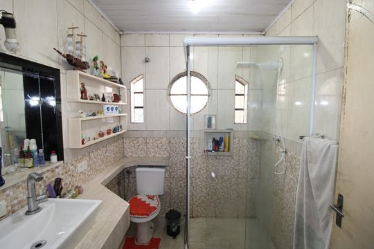 Banheiro 2 de casa à venda com 3 quartos, 150m² em Parque Savoi City, São Paulo