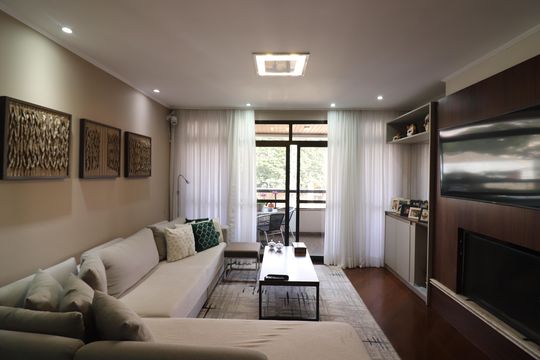 Sala  de apartamento à venda com 4 quartos, 160m² em Nova Petrópolis, São Bernardo do Campo