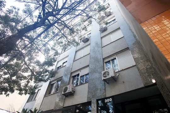Fachada de apartamento à venda com 1 quarto, 44m² em Centro Histórico, Porto Alegre