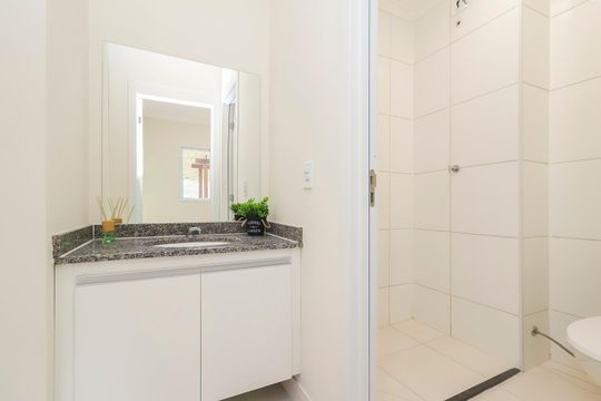 Banheiro de apartamento à venda com 2 quartos, 35m² em Vila Norma, São Paulo