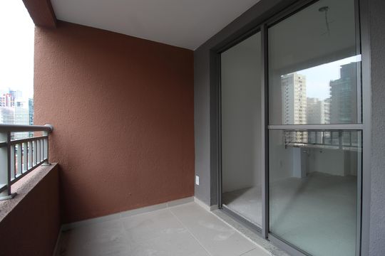 Varanda de apartamento à venda com 1 quarto, 30m² em Vila Nova Conceição, São Paulo