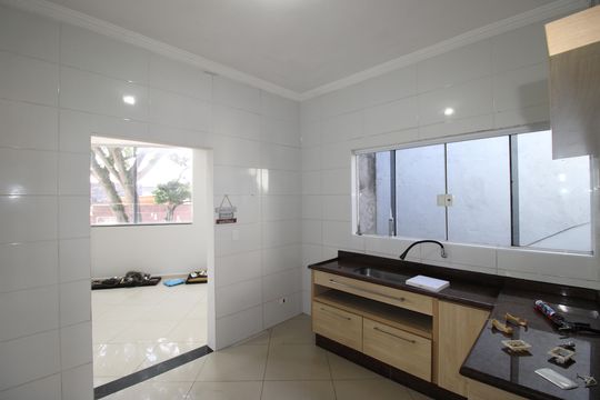Cozinha de casa para alugar com 2 quartos, 180m² em Jardim Camargo Novo, São Paulo