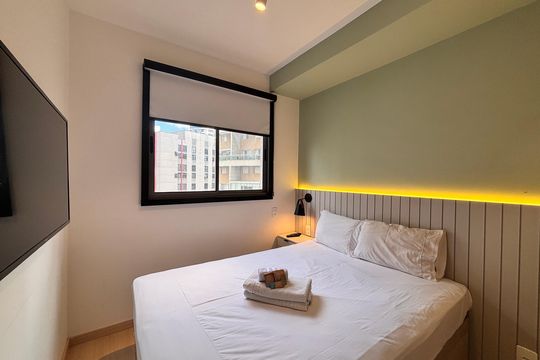 Suíte de apartamento à venda com 1 quarto, 24m² em Vila Nova Conceição, São Paulo