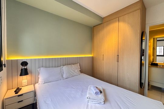 Suíte de apartamento à venda com 1 quarto, 24m² em Vila Nova Conceição, São Paulo