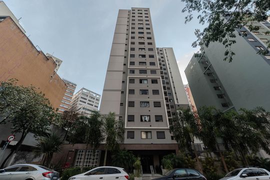 Fachada de apartamento à venda com 1 quarto, 28m² em Bela Vista, São Paulo