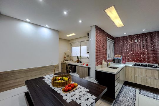 Cozinha de apartamento à venda com 3 quartos, 220m² em Alto da Mooca, São Paulo