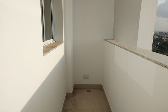 Varanda da Cozinha de apartamento para alugar com 2 quartos, 48m² em Tibery, Uberlândia