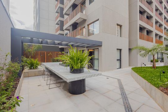 Área comum de kitnet/studio à venda com 1 quarto, 25m² em Pinheiros, São Paulo