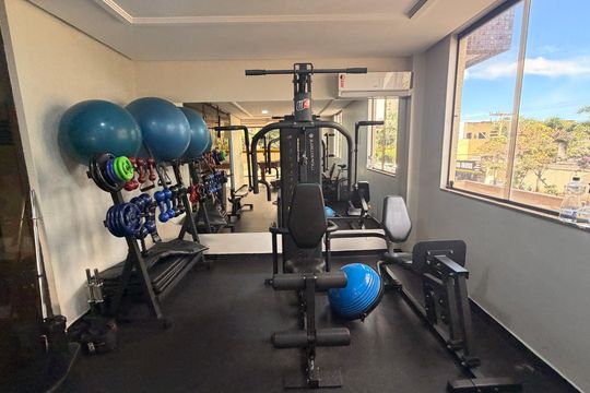 Área comum - Academia de apartamento à venda com 3 quartos, 157m² em Setor Bueno, Goiânia