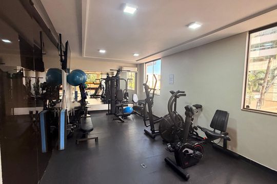 Área comum - Academia de apartamento à venda com 3 quartos, 157m² em Setor Bueno, Goiânia