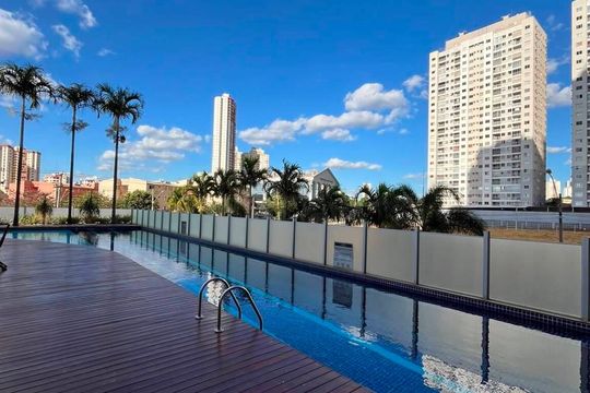Área comum -Piscina de apartamento para alugar com 3 quartos, 85m² em Jardim Atlantico, Goiânia