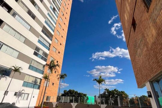 Fachada de apartamento para alugar com 3 quartos, 85m² em Jardim Atlantico, Goiânia