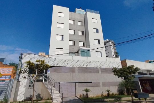 Fachada de apartamento à venda com 3 quartos, 79m² em Cabral, Contagem