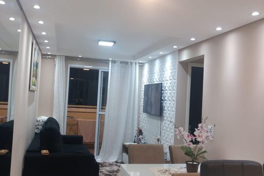 Sala de Jantar de apartamento à venda com 2 quartos, 52m² em Demarchi, São Bernardo do Campo