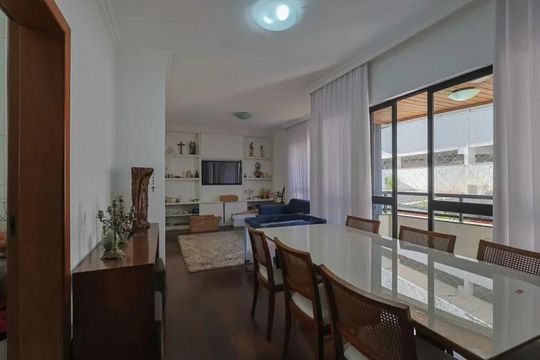 Sala de apartamento para alugar com 3 quartos, 125m² em Buritis, Belo Horizonte